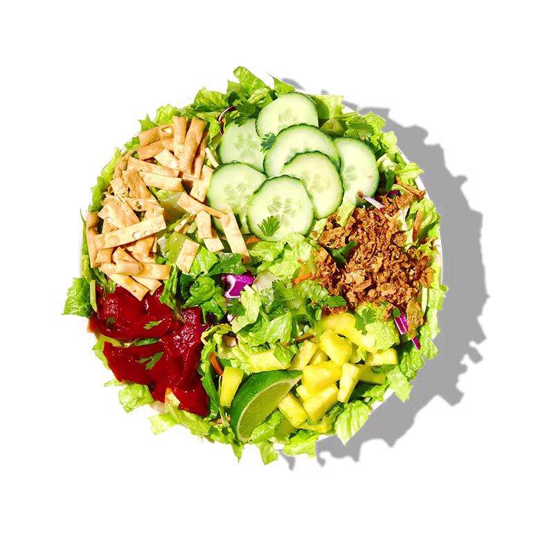 Mellow Mushroom Asian Crunch salad